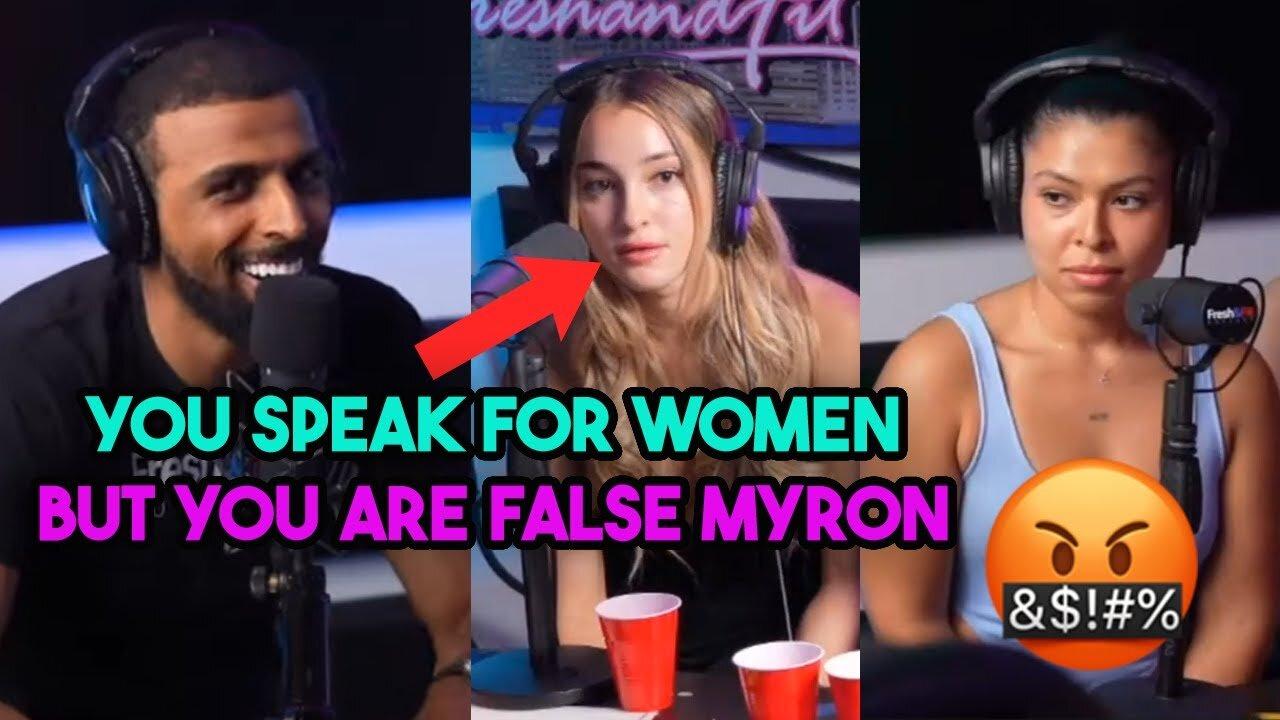 Myron Heated DEBATE VS Strong INDEPENDENT Woman