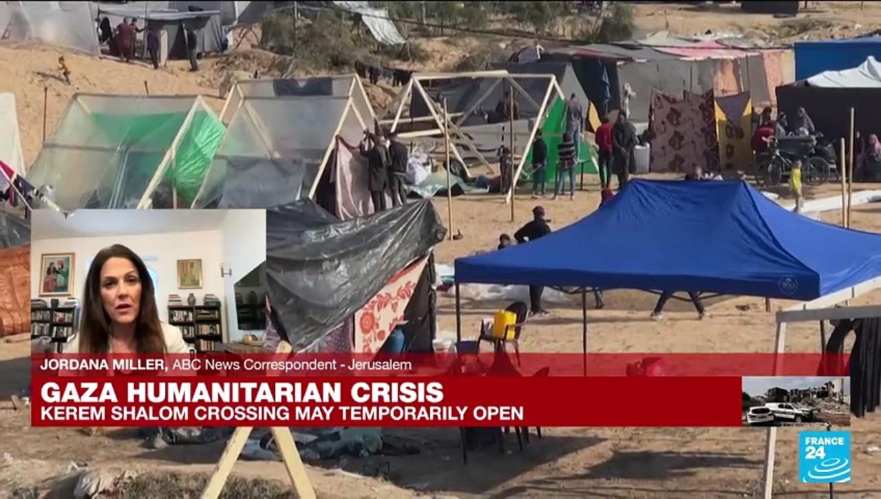Border crossing opening would allow 200 aid trucks per day into Gaza