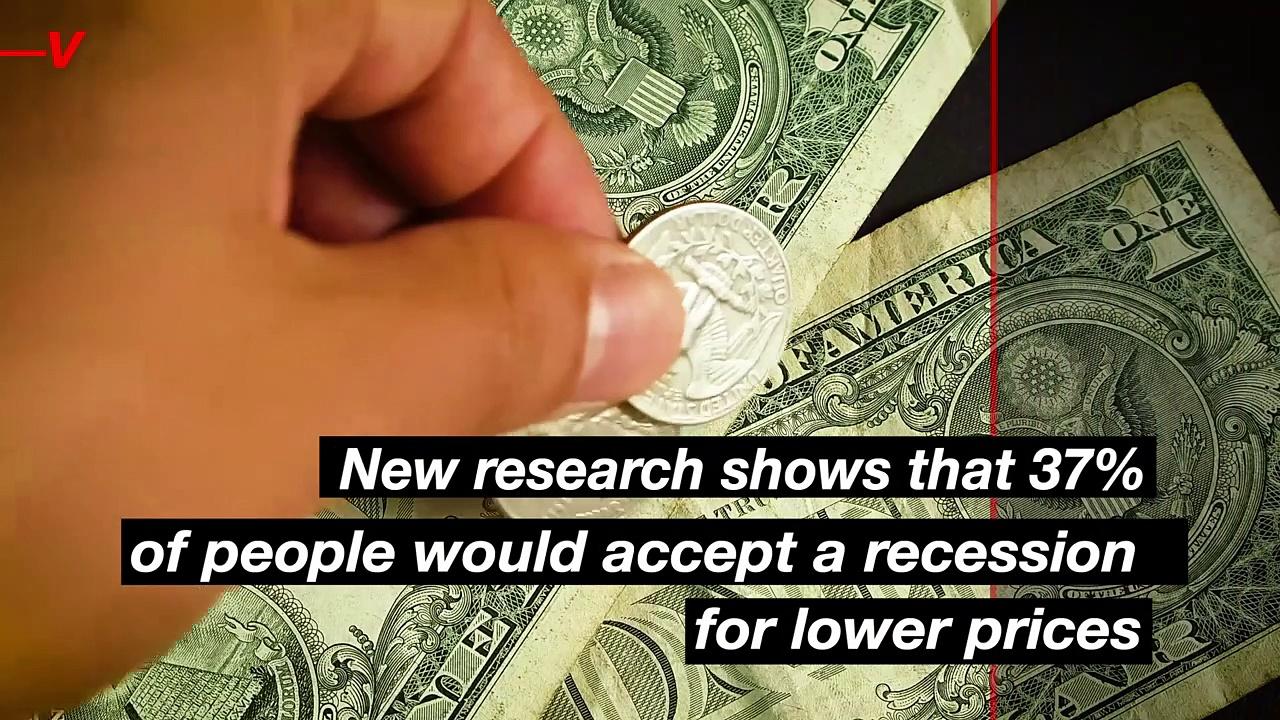 Some Americans Are So Sick Of Inflation They're Willing To Accept A Recession To Get Lower Prices