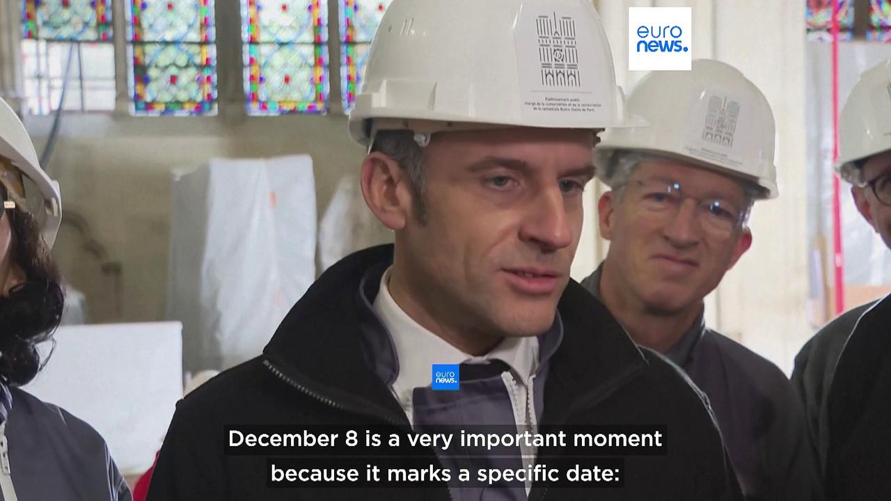 Holy host: Emmanuel Macron invites Pope Francis to grand reopening of restored Notre Dame in 2024