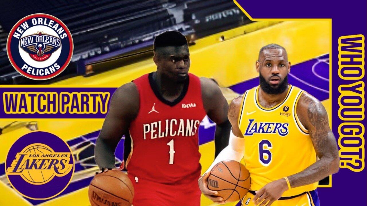 New Orleans Pelicans vs LA Lakers | Live watch party | NBA 2023 In-Season Tournament