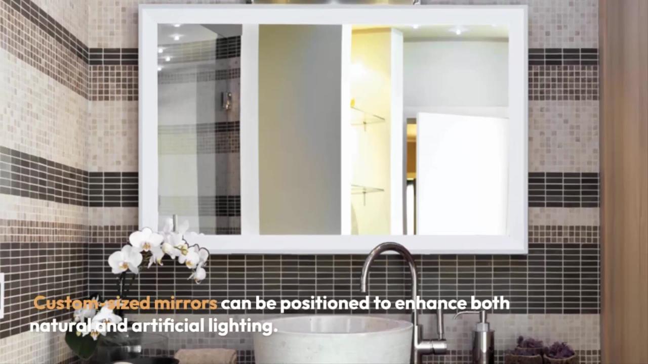 Why Custom size bathroom mirrors are a Game One News Page VIDEO