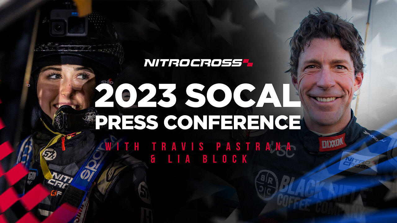 Nitrocross SoCal Press Conference with Travis Pastrana, Lia Block and Chip Pankow