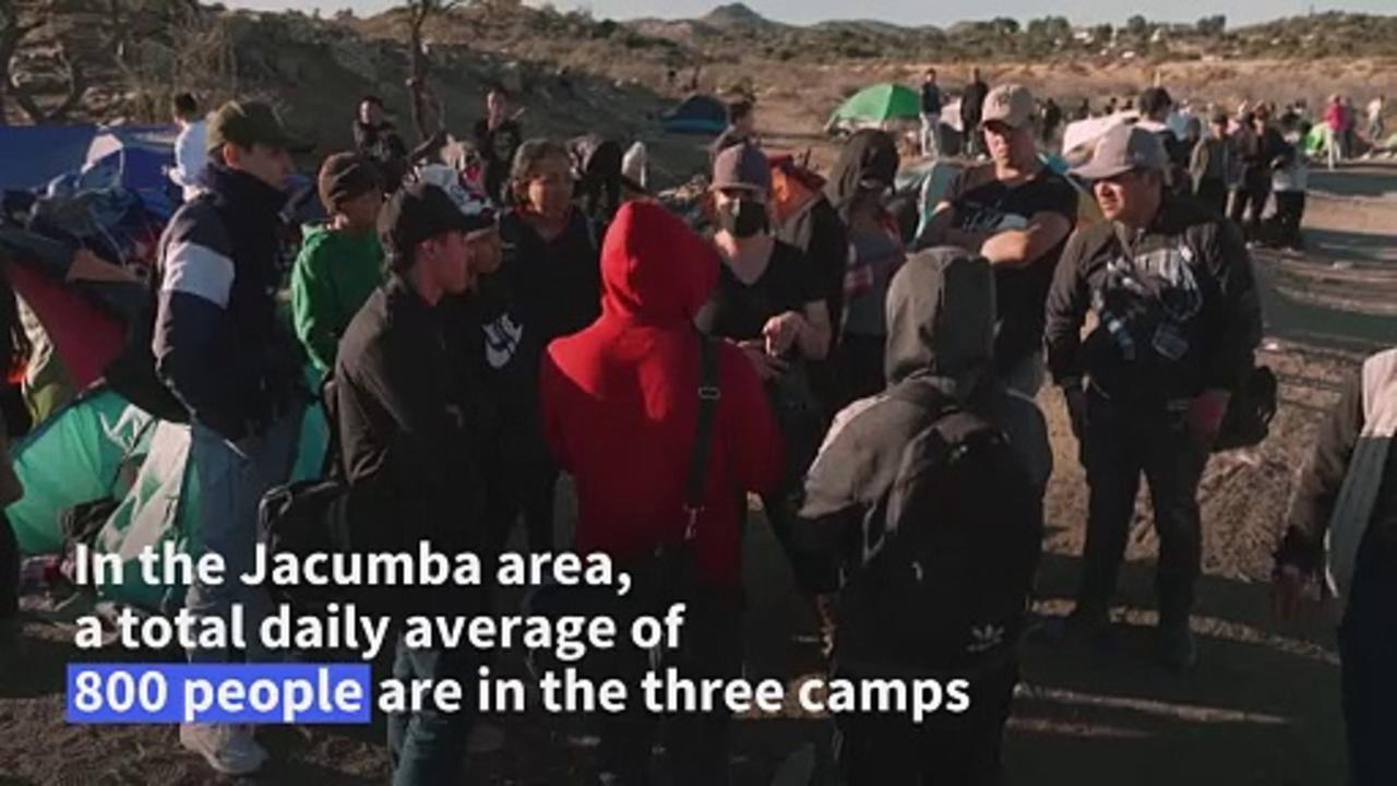 NGO condemns 'new normal' open air camps for migrants on the US/Mexico border