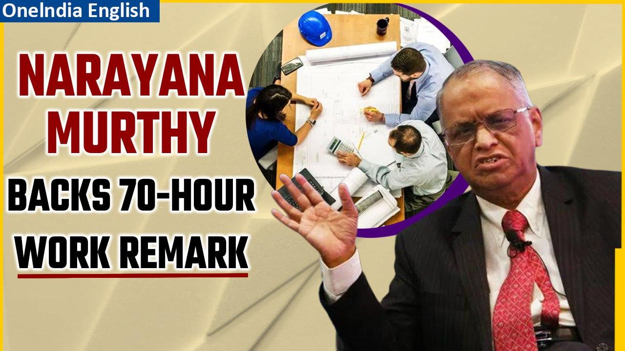 Narayana Murthy Stands Firm On 70-Hour Work Remark: 'Was In Office At 6:20 am, Leave By...'|Oneindia