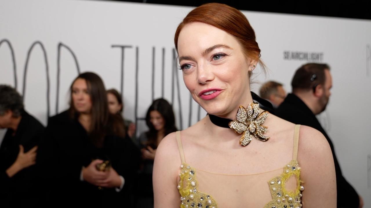 Poor Things New York Premiere Emma Stone interview
