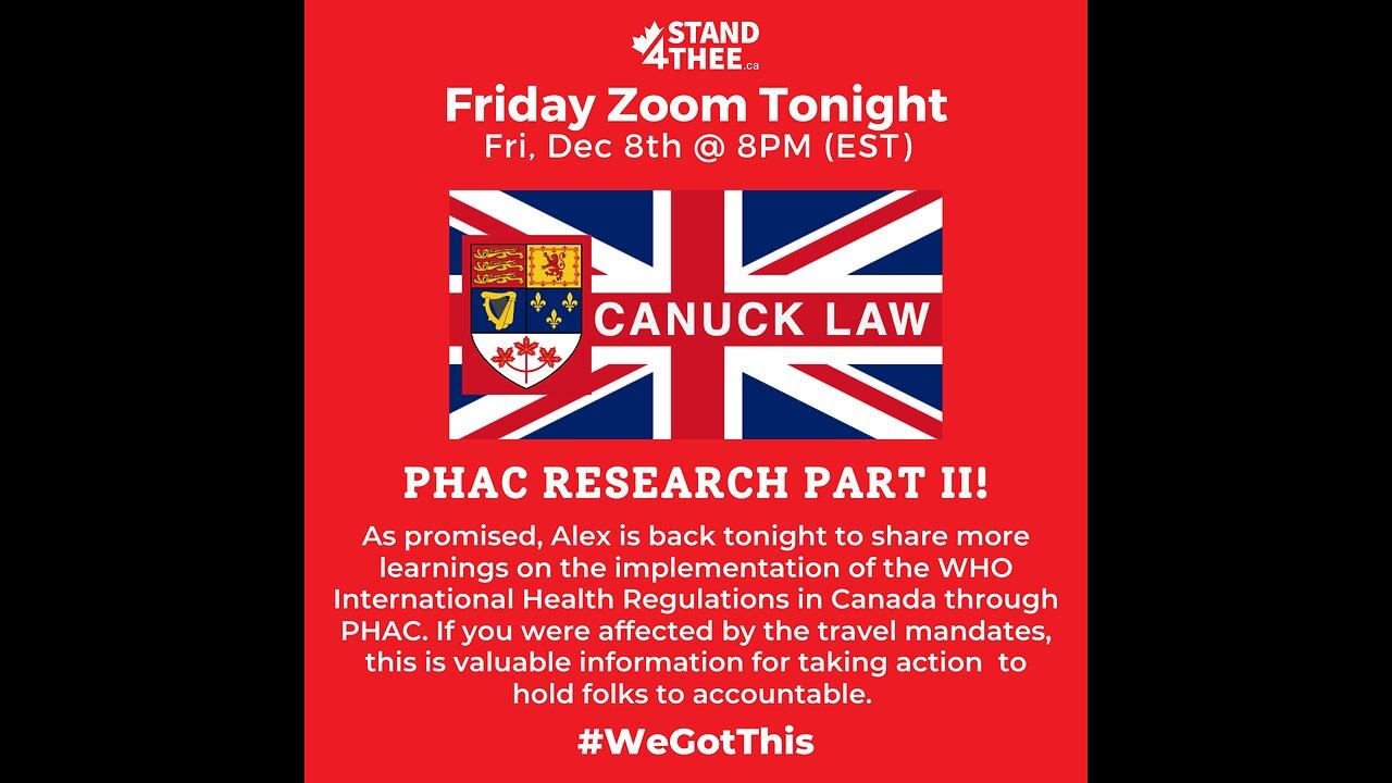 Stand4THEE Friday Night Zoom Dec 8 - CanuckLaw.ca Phase II with Alex