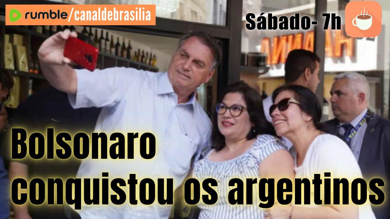 Bolsonaro conquista os argentinos