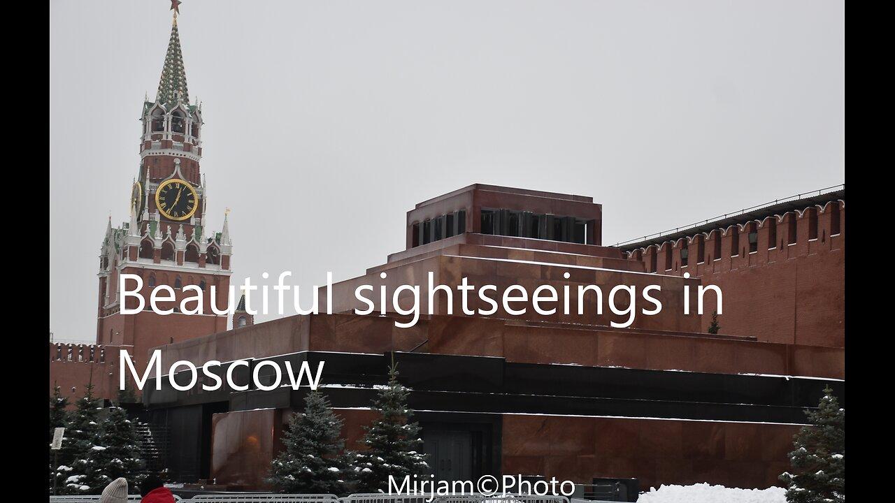 Beautiful sightseeings in Moscow