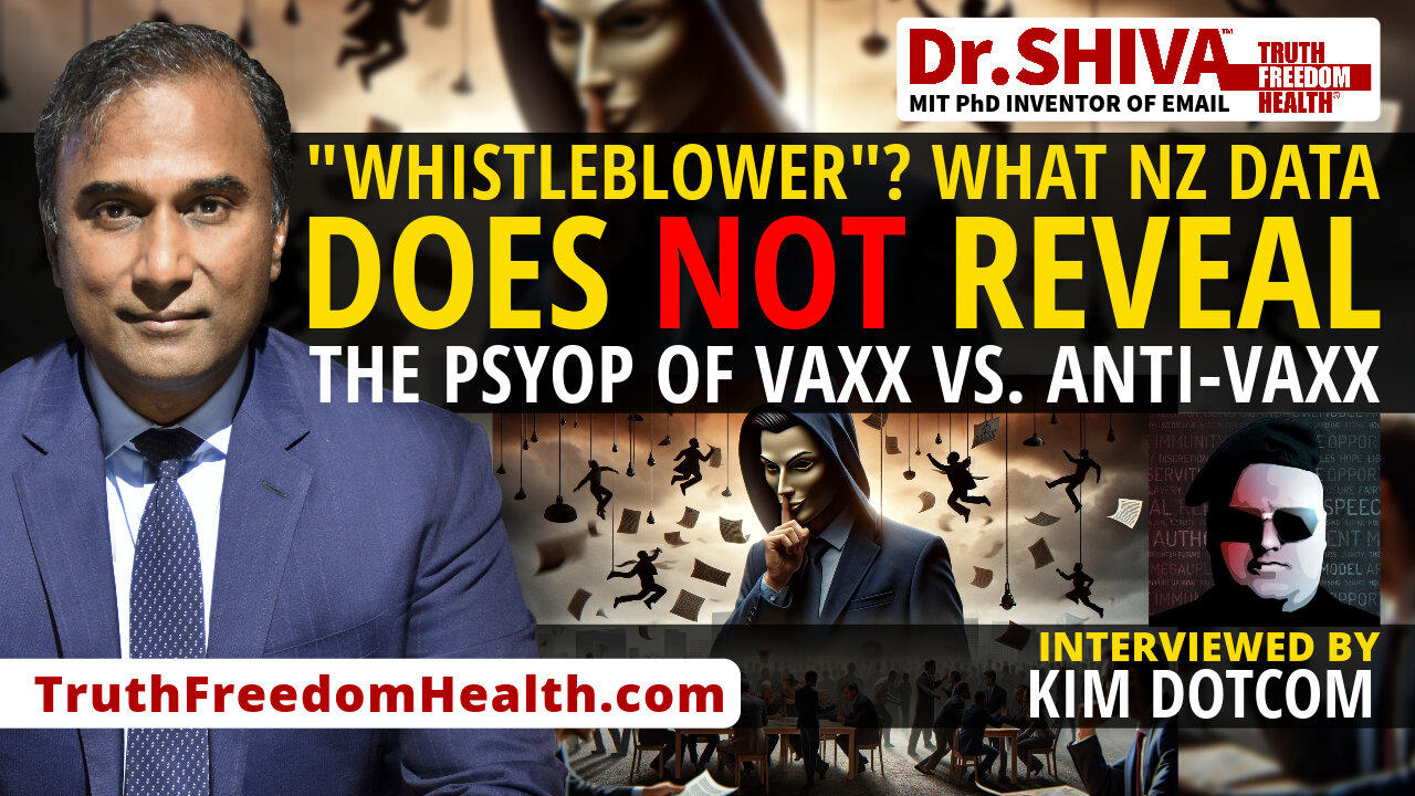 Dr.SHIVA™ LIVE - "Whistleblower"? What NZ Data Does NOT Reveal. - With Kim Dotcom