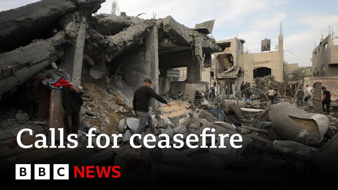 Gaza: US faces criticism after blocking UN call for ceasefire - BBC News |#Gaza #Israel #BBCNews