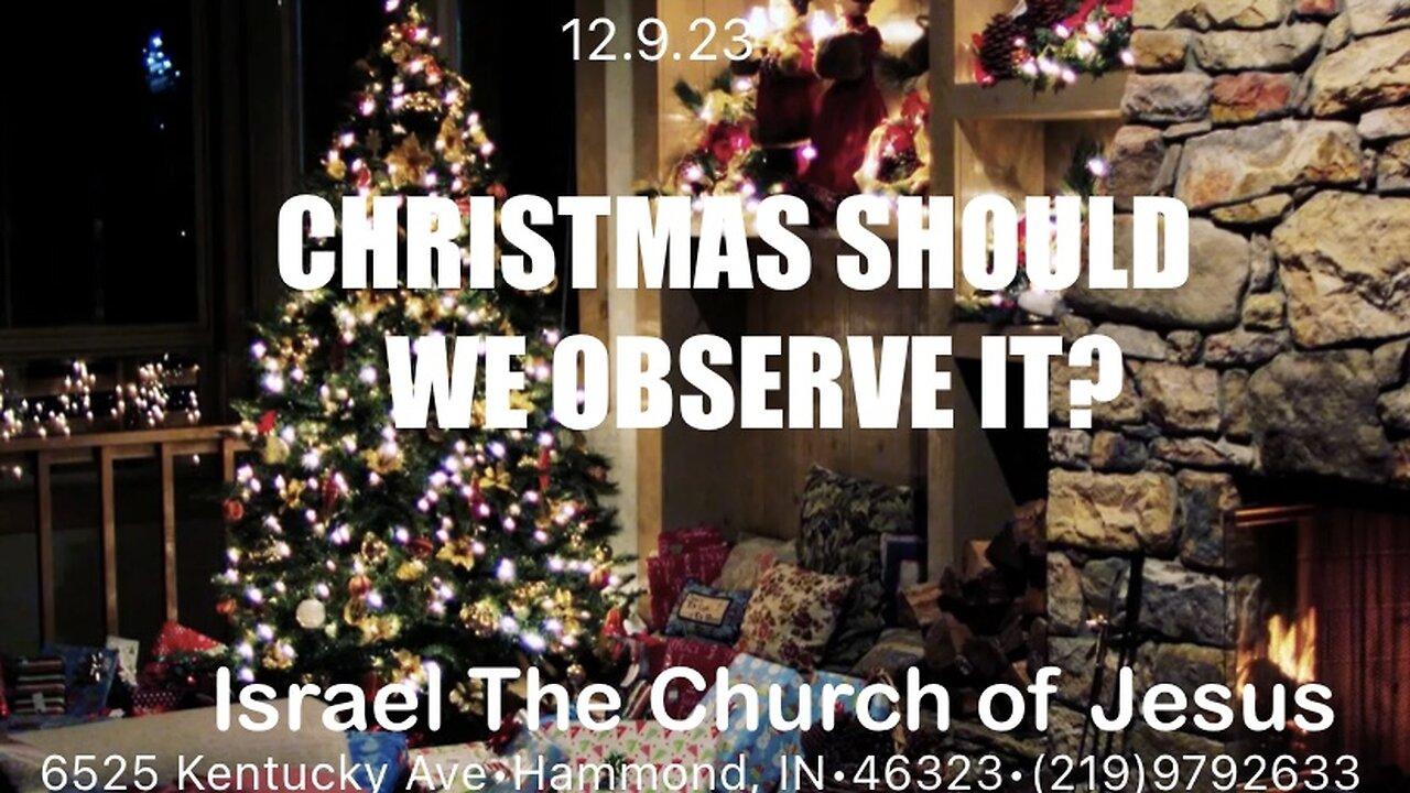 Christmas, Should We Observe It? One News Page VIDEO