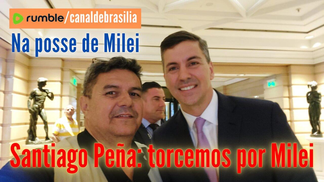 Santiago Peña e sua relação com Milei e com Lula