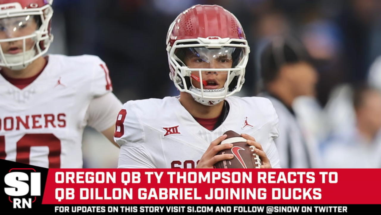 Oregon QB Ty Thompson Reacts to Dillon Gabriel's Transfer Announcement
