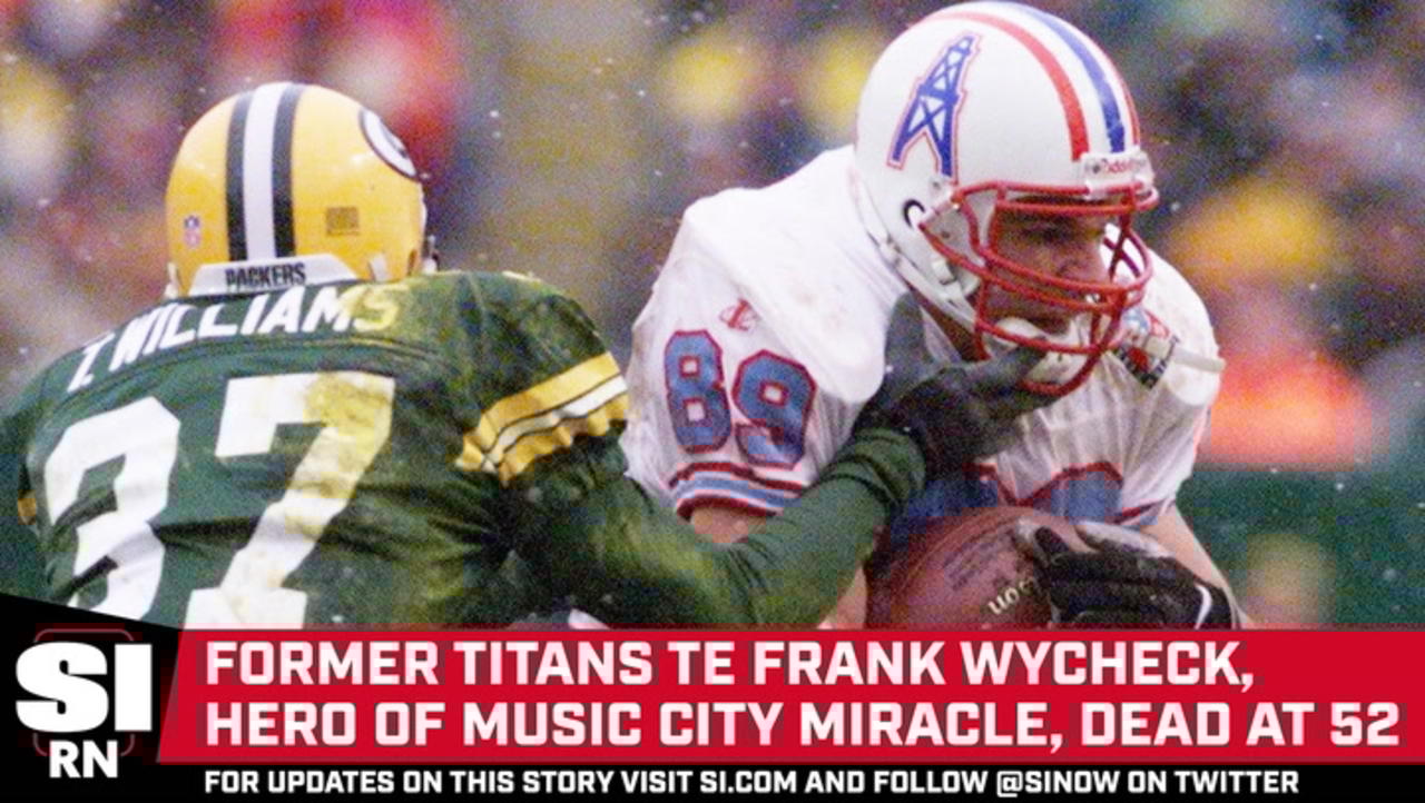 Former Titans TE and Music City Miracle Hero Frank Wycheck Dead at 52