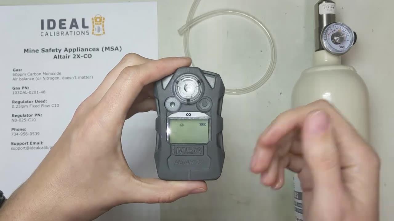MSA Altair 2XCO Calibration and Bump Test Guide One News Page VIDEO
