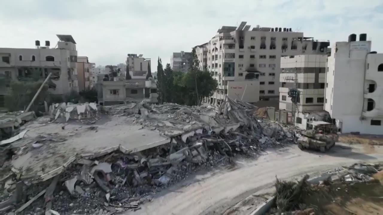 Drone Footage Of The Destruction In Palestine - One News Page VIDEO