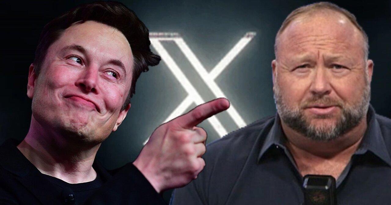 Alex Jones Unbanned by Elon on X