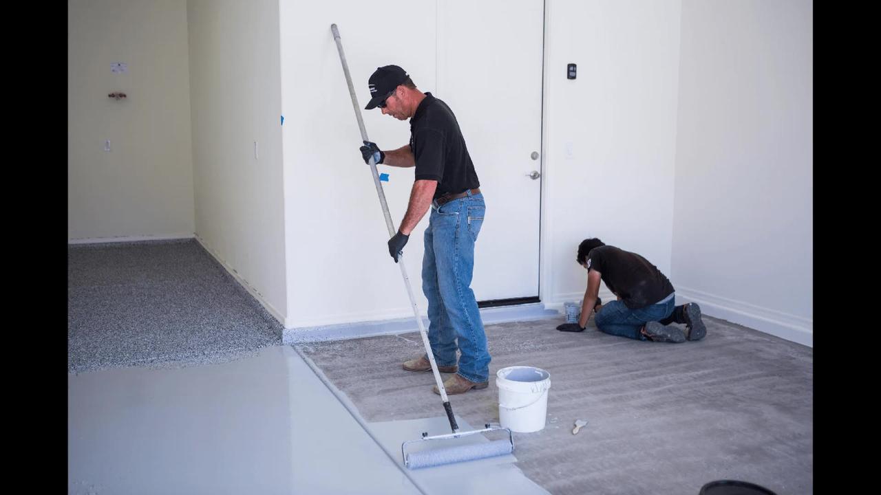 The Resin Flooring Contractors One News Page VIDEO