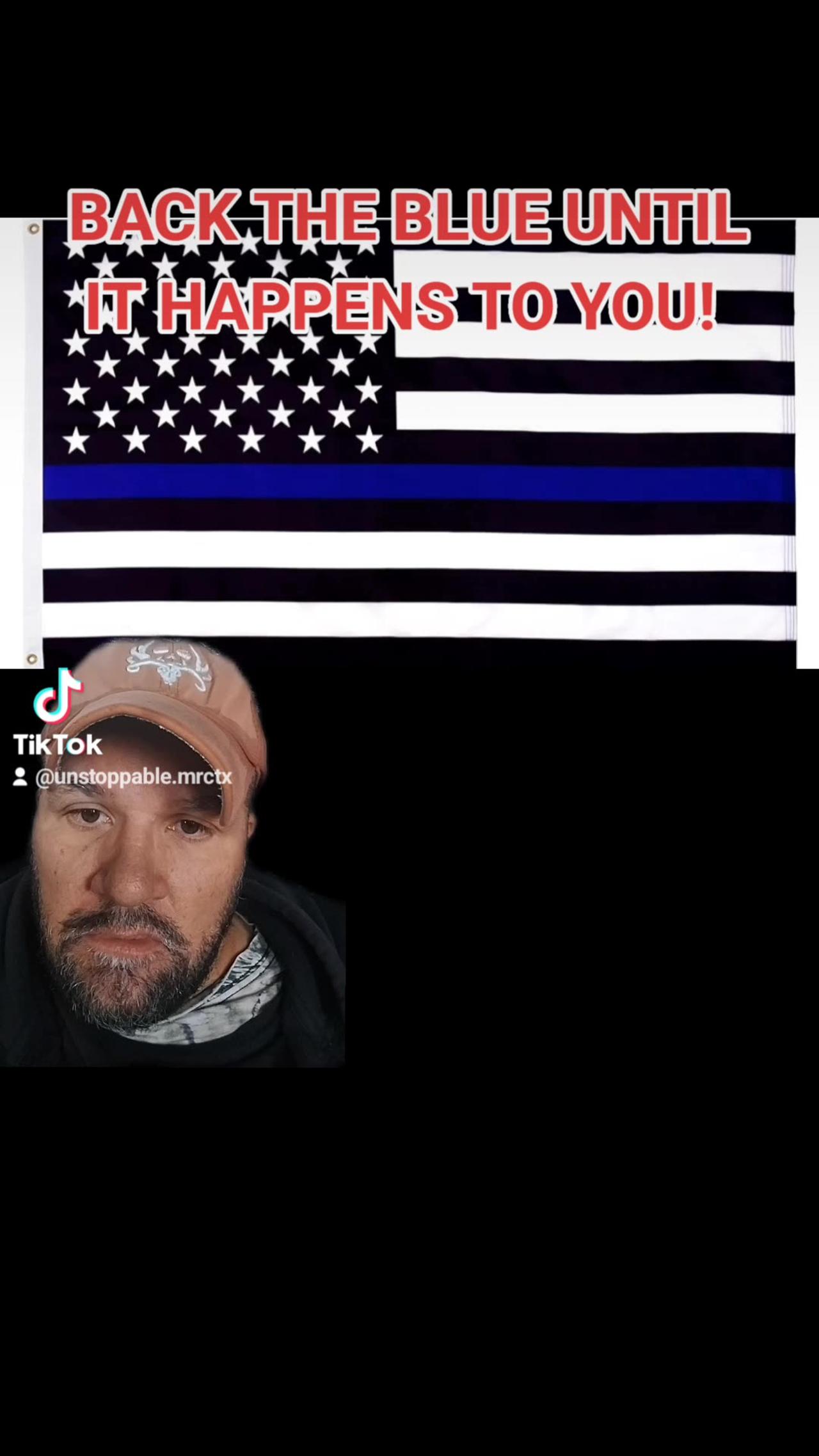 Back the blue until it happens to you