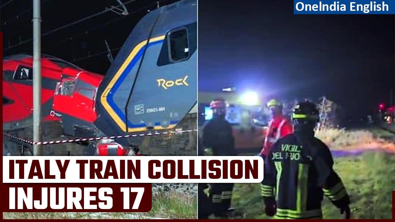 Italy: Head-On Train Collision Leaves 17 Injured | Series Of Railway Tragedies | Oneindia News