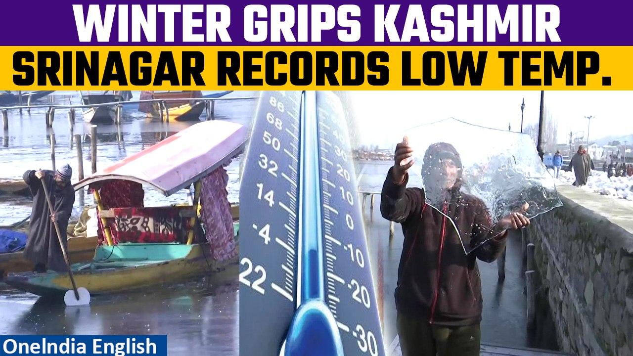Srinagar Shivers as Temp. Dips to -4.6°C, First Sign of Chilling Cold Wave Across North India