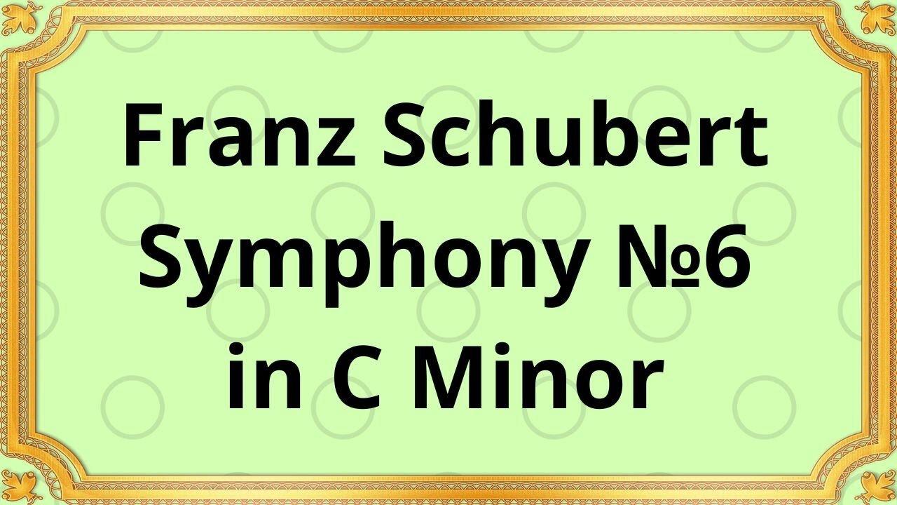 Franz Schubert Symphony №6 in C Minor