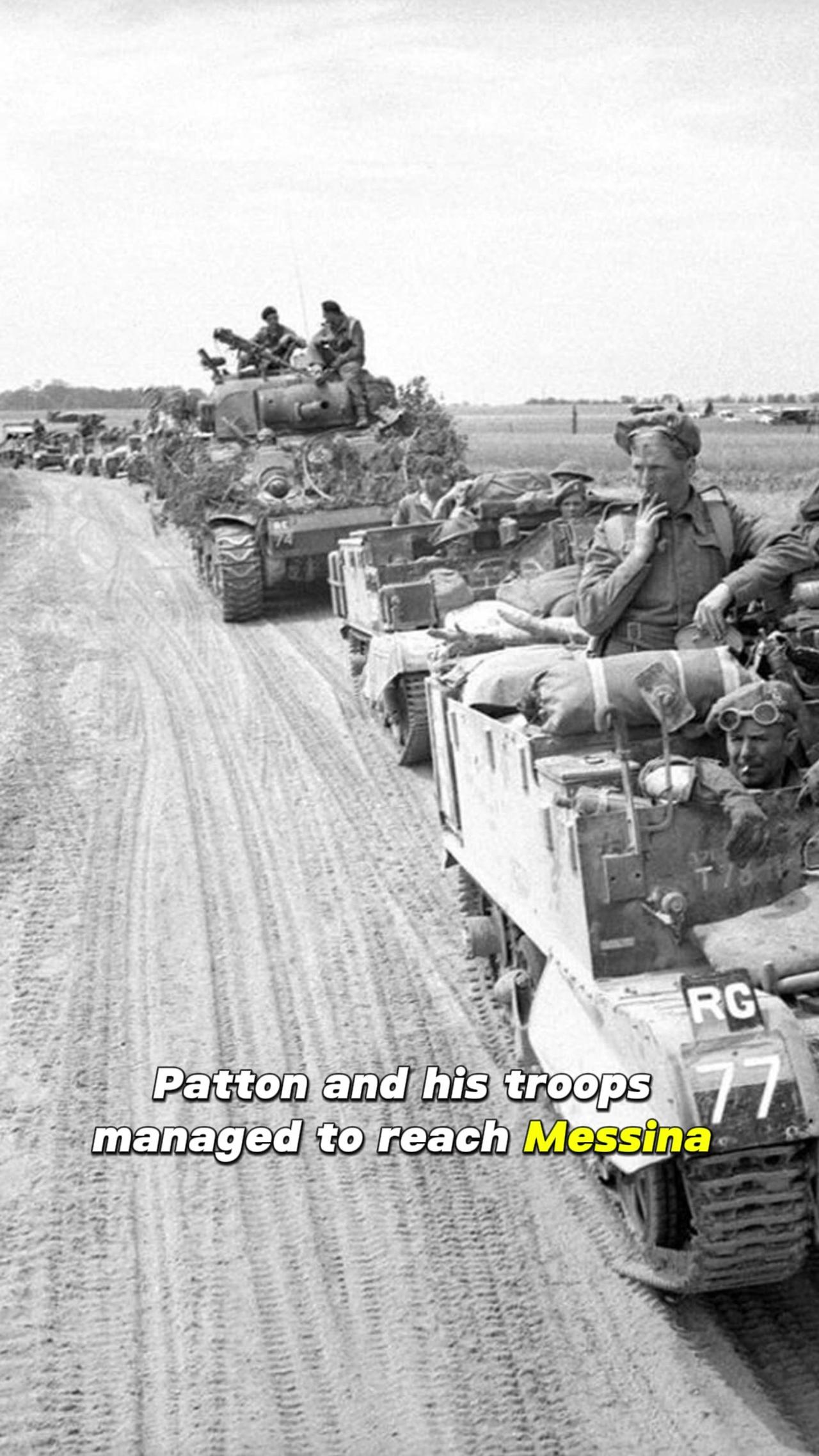 General George S Patton's race to beat Montgomery to Messina