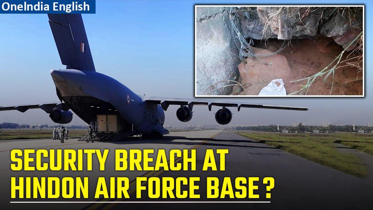 Hindon Air Base: Probe Launched After 4-Foot Pit Raises Security Concerns | Oneindia News
