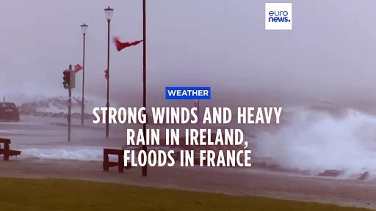 Storm Fergus hits west coasts of Ireland and France