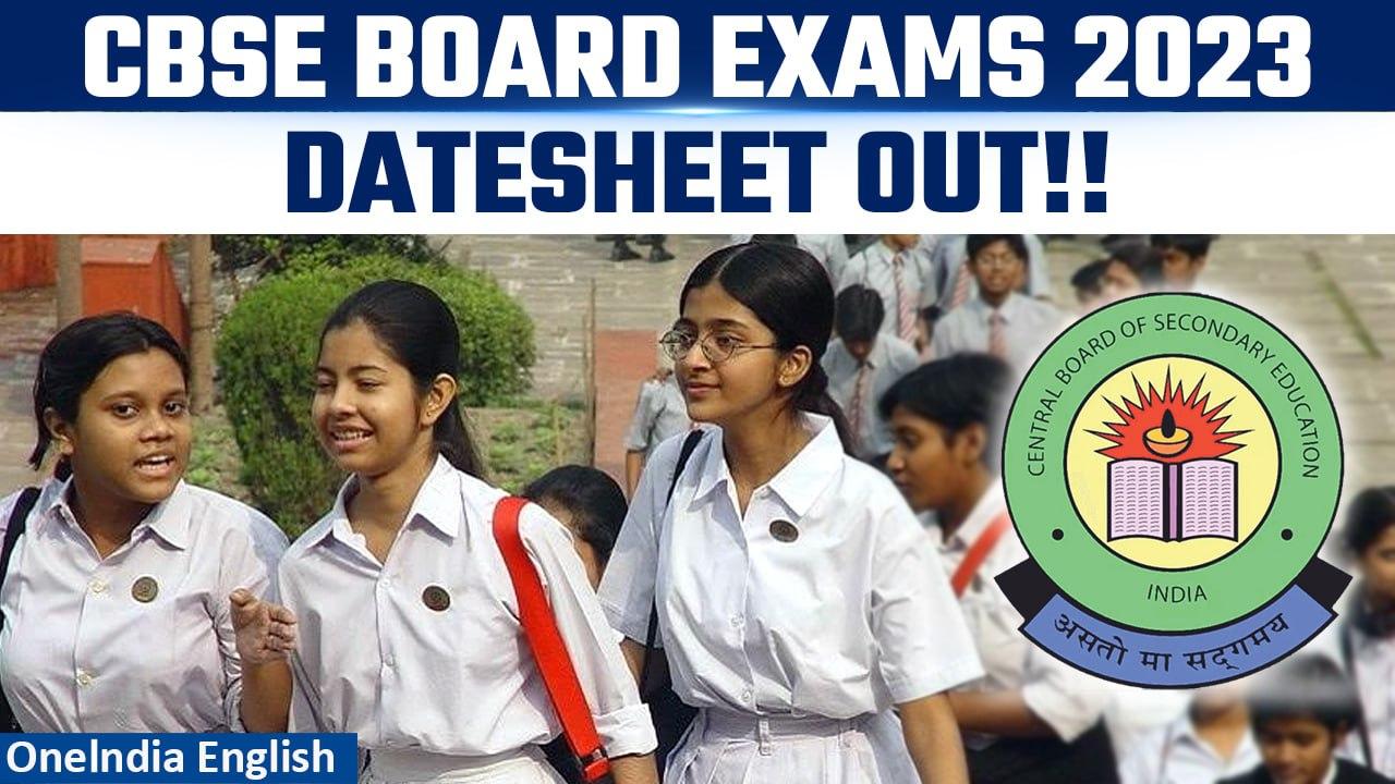 CBSE Class  10 , 12 Datesheet 2024 Released: Check the updates on CBSE datesheet | Oneindia
