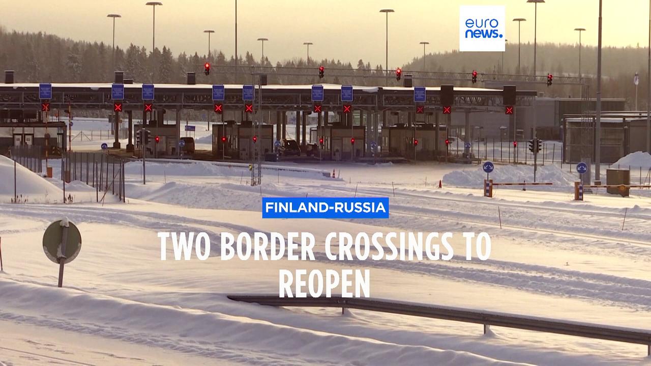 Finland to temporarily reopen two border crossings with Russia