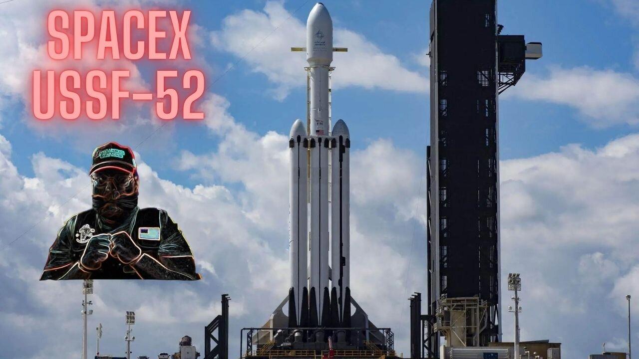 SpaceX Falcon Heavy’s launch of the USSF-52 mission to orbit from Launch Complex 39A (LC-39A)