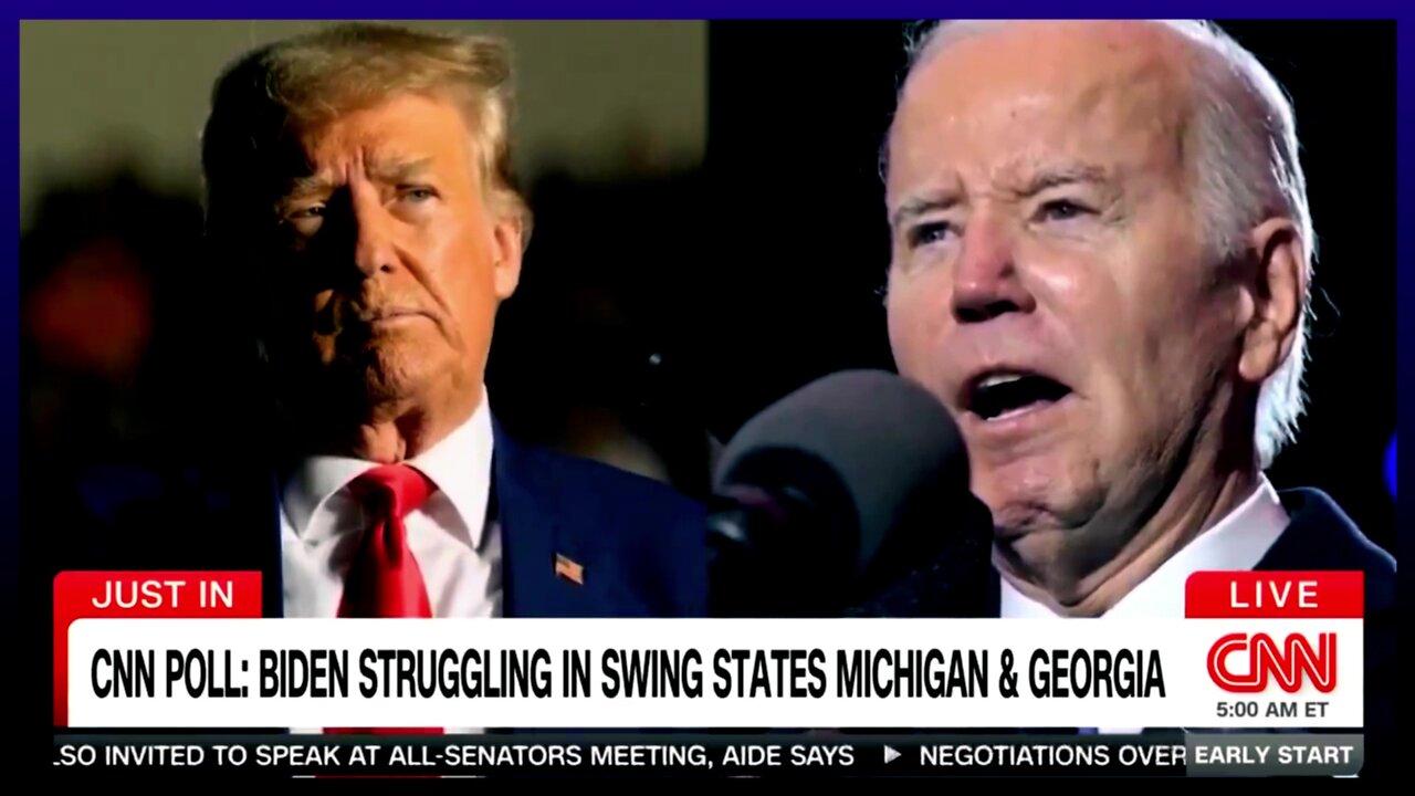 New CNN Poll shows Donald Trump leading Joe Biden in Georgia and Michigan