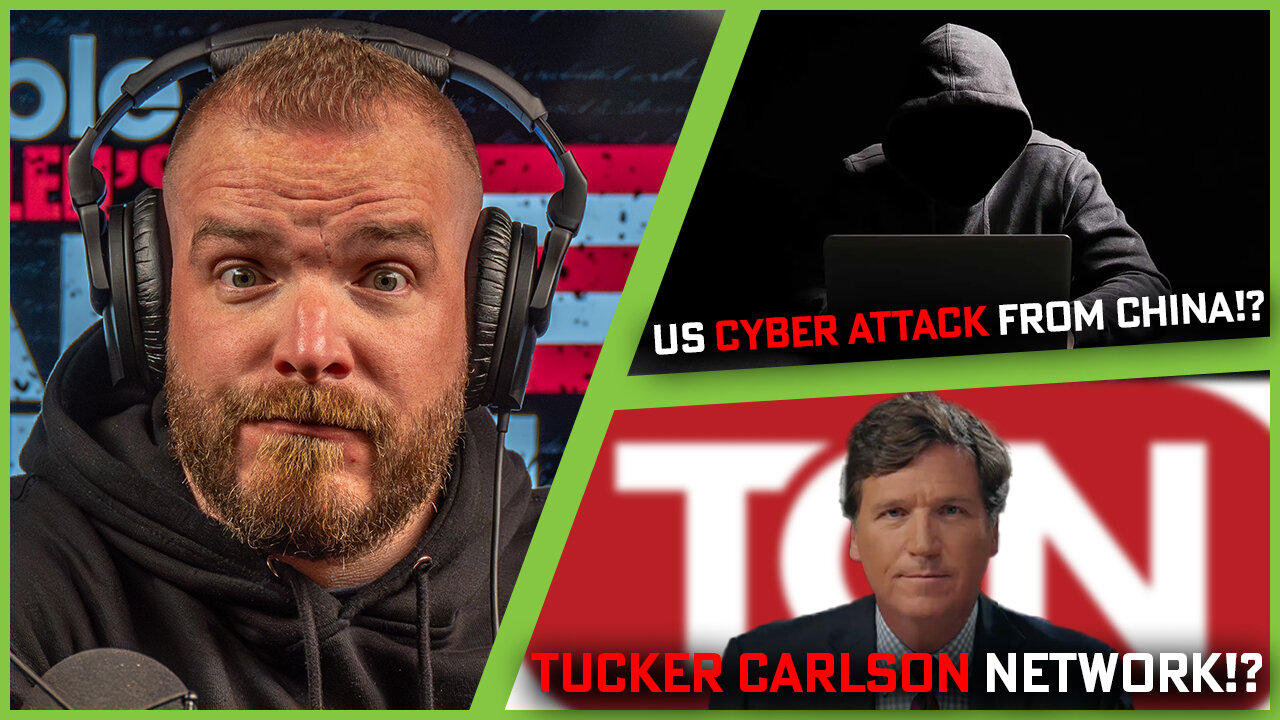 Rumble Goes DOWN After Chinese Cyber Attack!! They're Coming For Us!! + Tucker Launches Network!