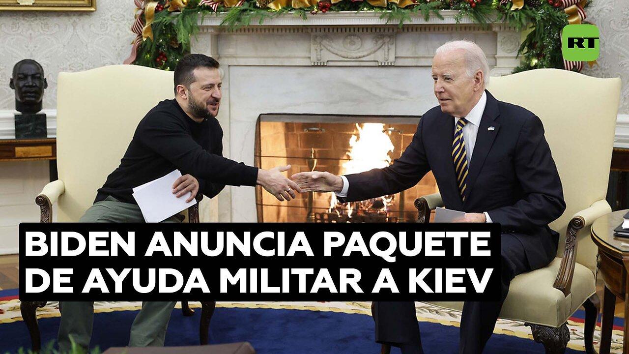 Biden aprueba un nuevo paquete de ayuda militar a Kiev por valor de 200 millones de dólares