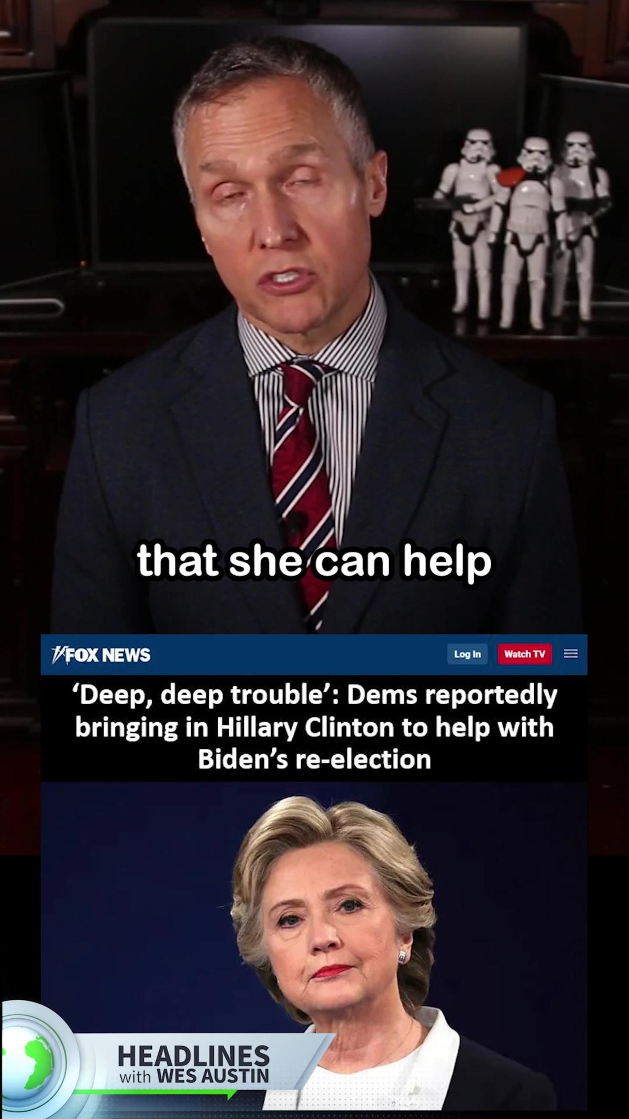 Hillary Clinton to Help Save Biden Campaign
