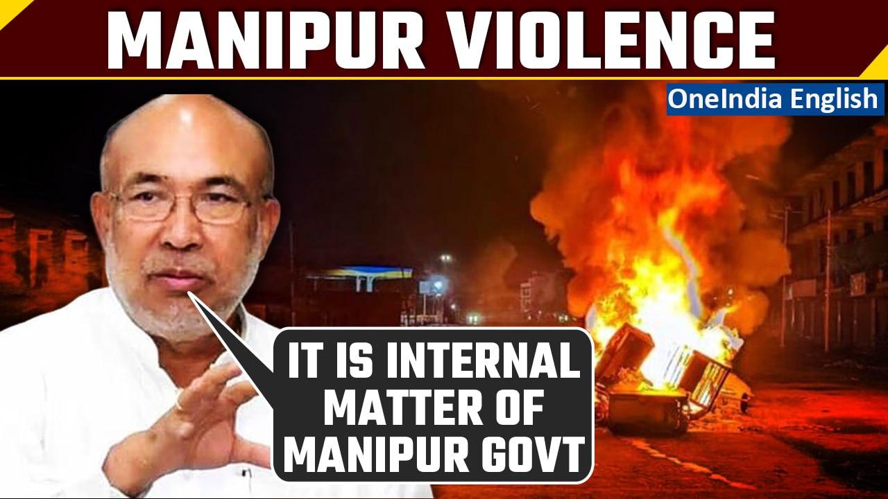 Manipur Violence: Biren Singh says that whatever happened in Manipur is internal matter | Oneindia
