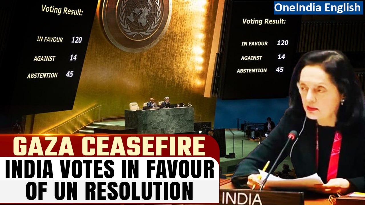 Israel-Hamas War: India votes in favour of UN resolution for immediate ceasefire in Gaza | Oneindia