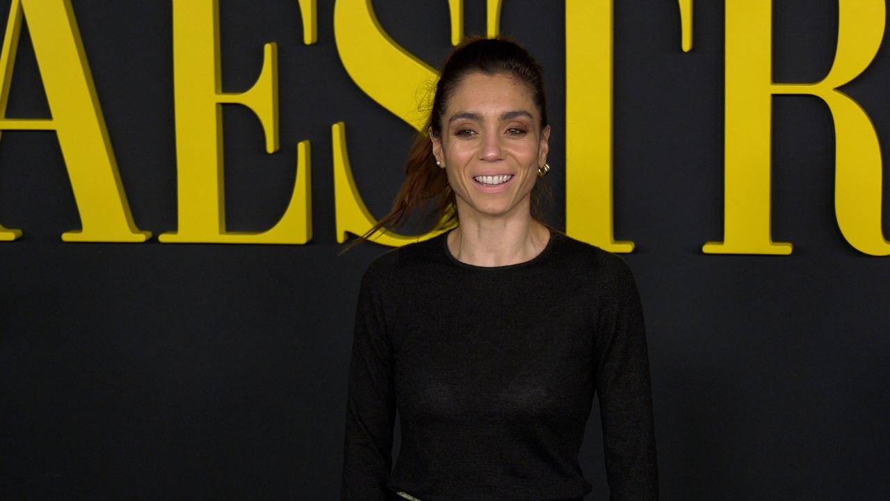 Cristiana Dell'Anna attends Netflix's 'Maestro' Los Angeles special screening black carpet