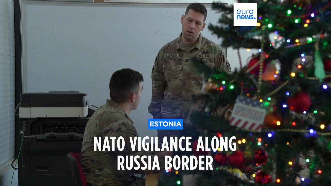 What Christmas looks like for this NATO base north of Estonia