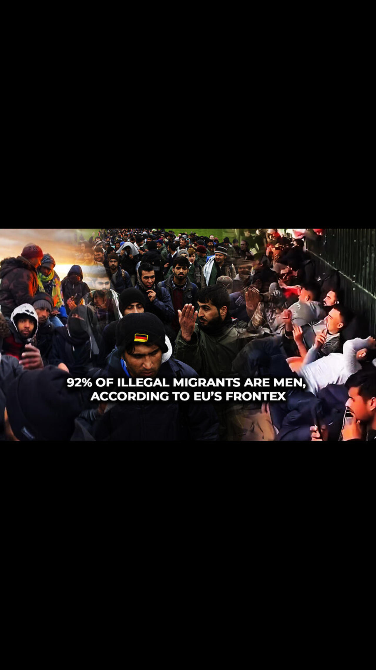 92% Of Illegal Migrants Are Men, According to EU’s Frontex