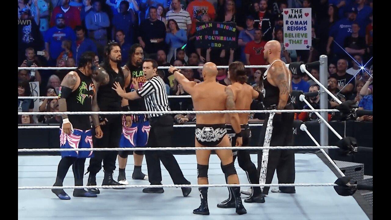 Roman Reigns & The Usos vs. AJ Styles, Gallows & Anderson - Six-Man Tag Team: SmackDown