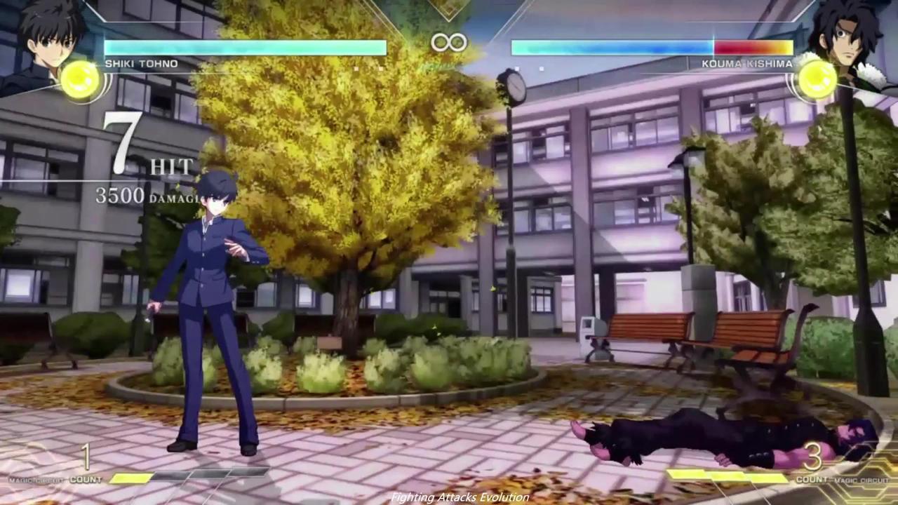 Melty Blood Type Lumina: Shiki Tohno Arc Drive and Last Arc Special Attacks