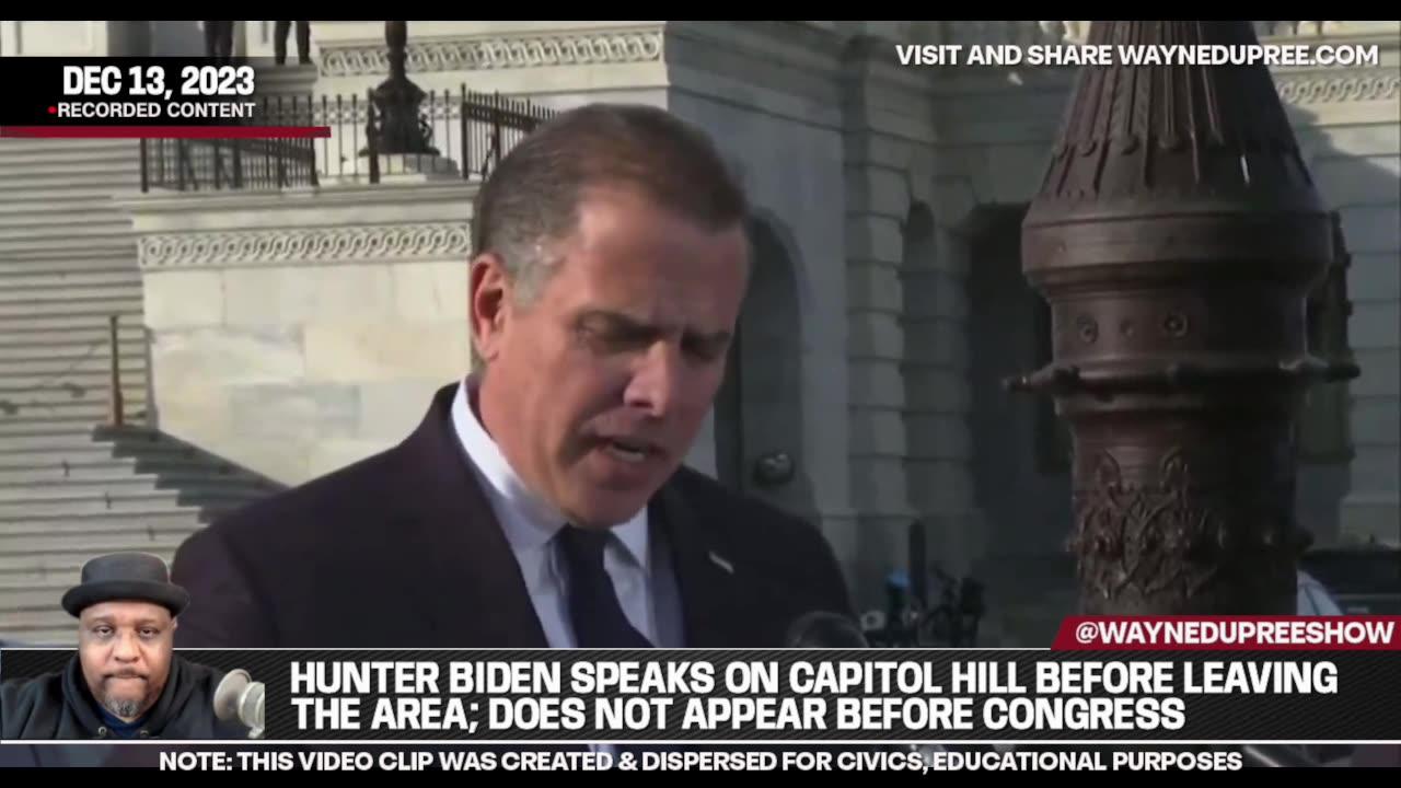Hunter Biden Defies GOP, Offers Public Testimony on Capitol Hill