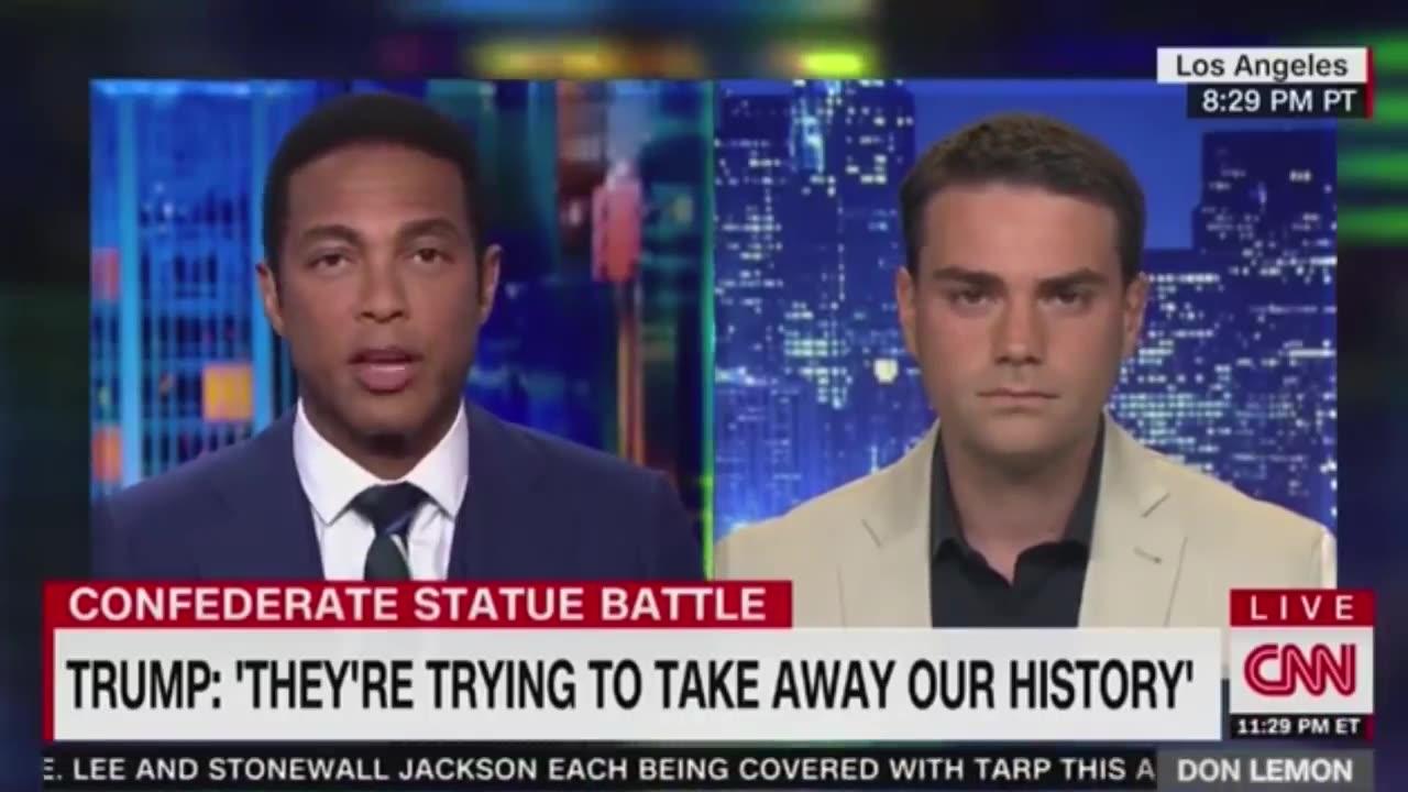 Ben Shapiro Clashes With Don Lemon In Fiery Debate Over Confederate Statues
