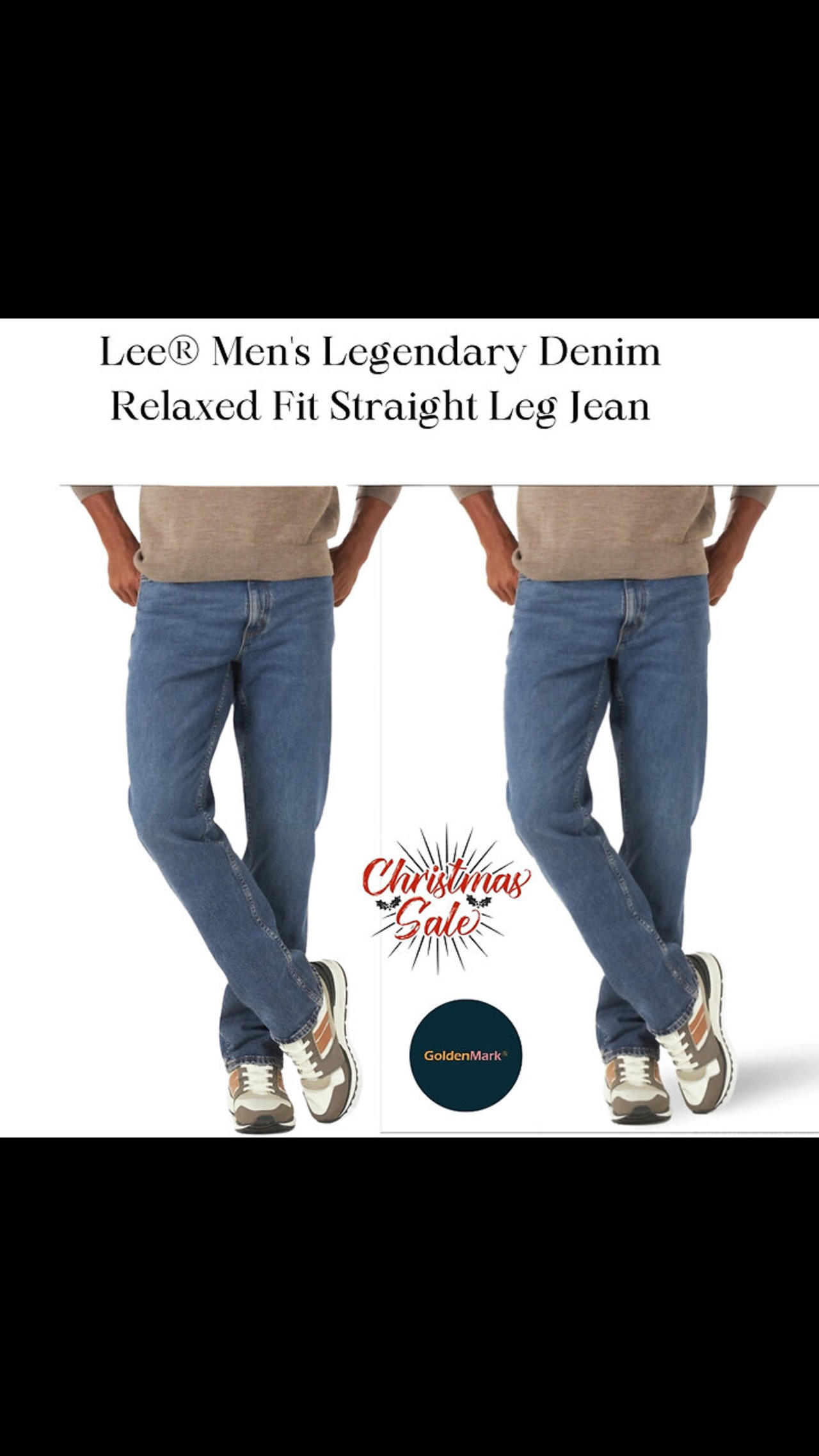 Lee® Men's Legendary Denim Relaxed Fit Straight Leg Jean