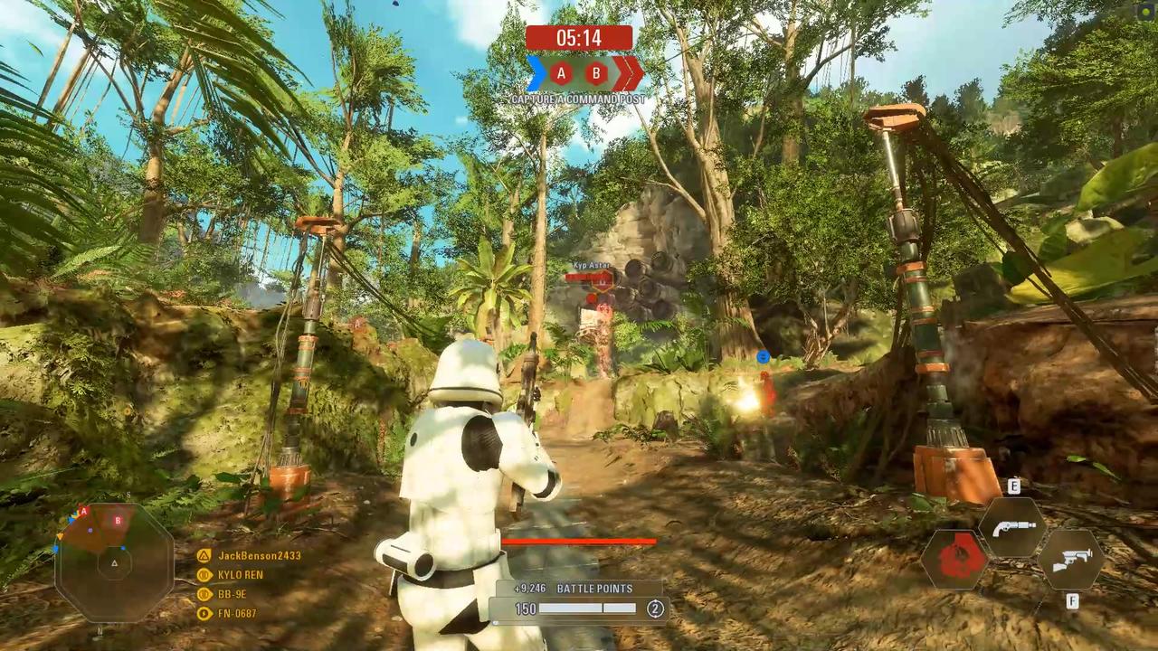 Star Wars Battlefront II: Gameplay Ajan Kloss First Order Instant Action Mission Attack