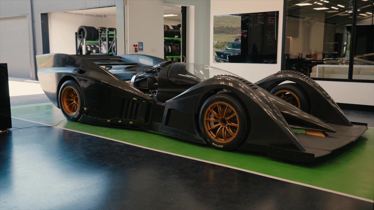 Rodin Cars FZERO prototype lights up the track for its first circuit outing