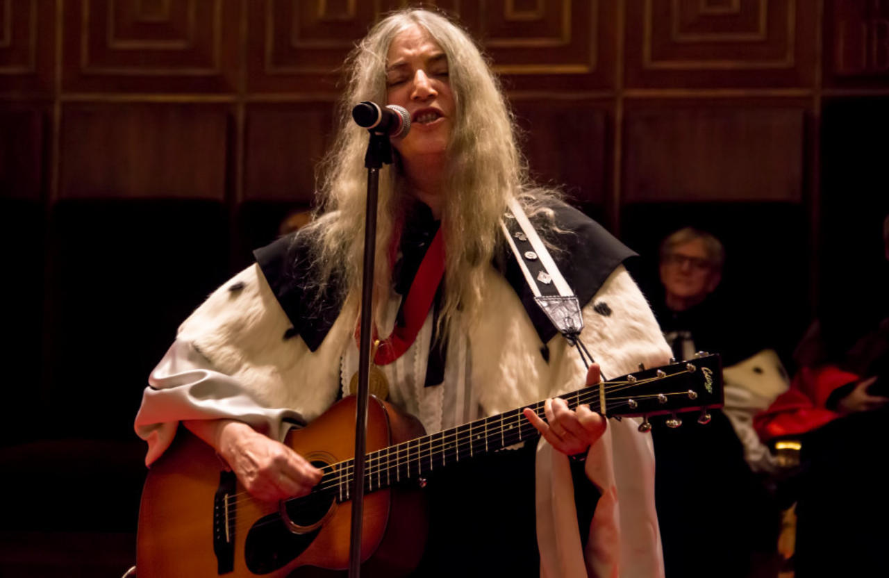 Patti Smith has thanked hospital staff after a health scare that forced her to cancel a gig